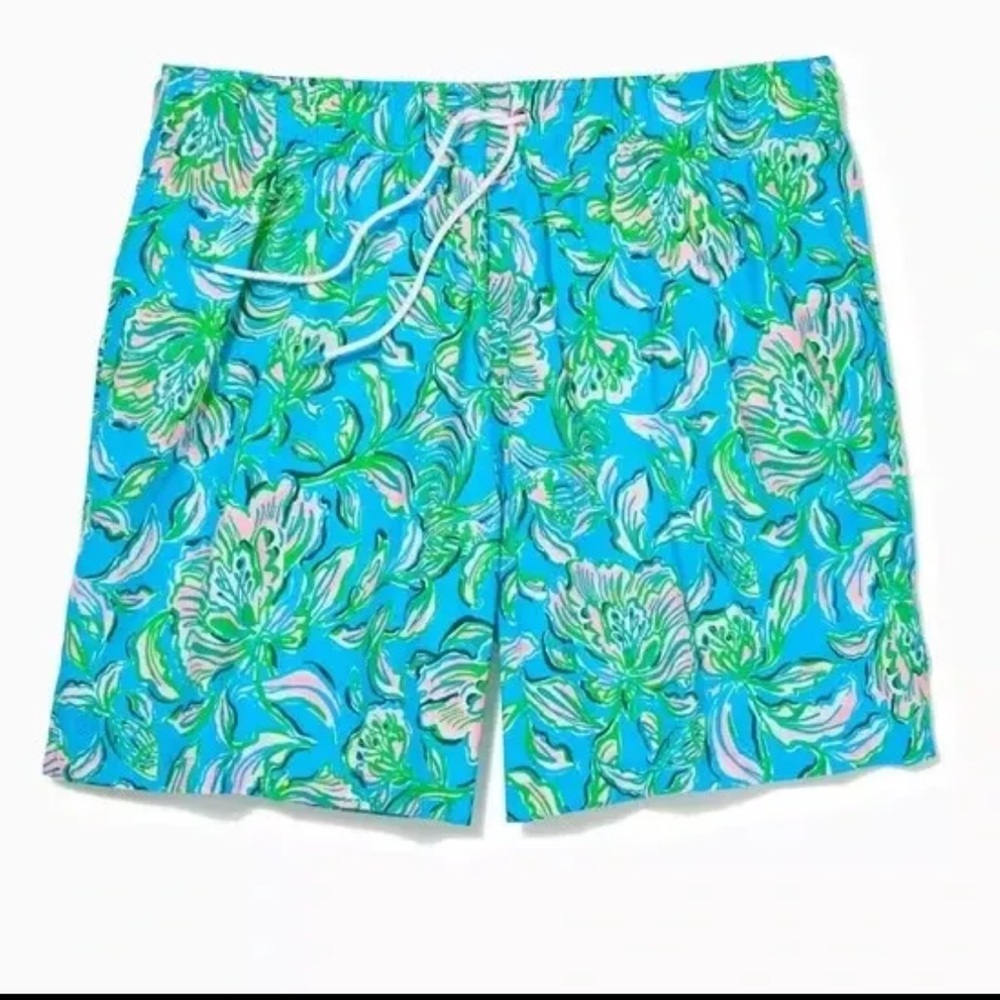 🆕Lilly Pulitzer Swim Trunks Large NWT